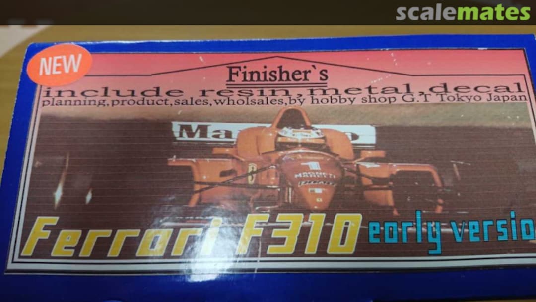 Boxart Ferrari F310 Finisher's & Auto Modeli G.T Boxart Ferrari F310 Finisher's & Auto Modeli G.T