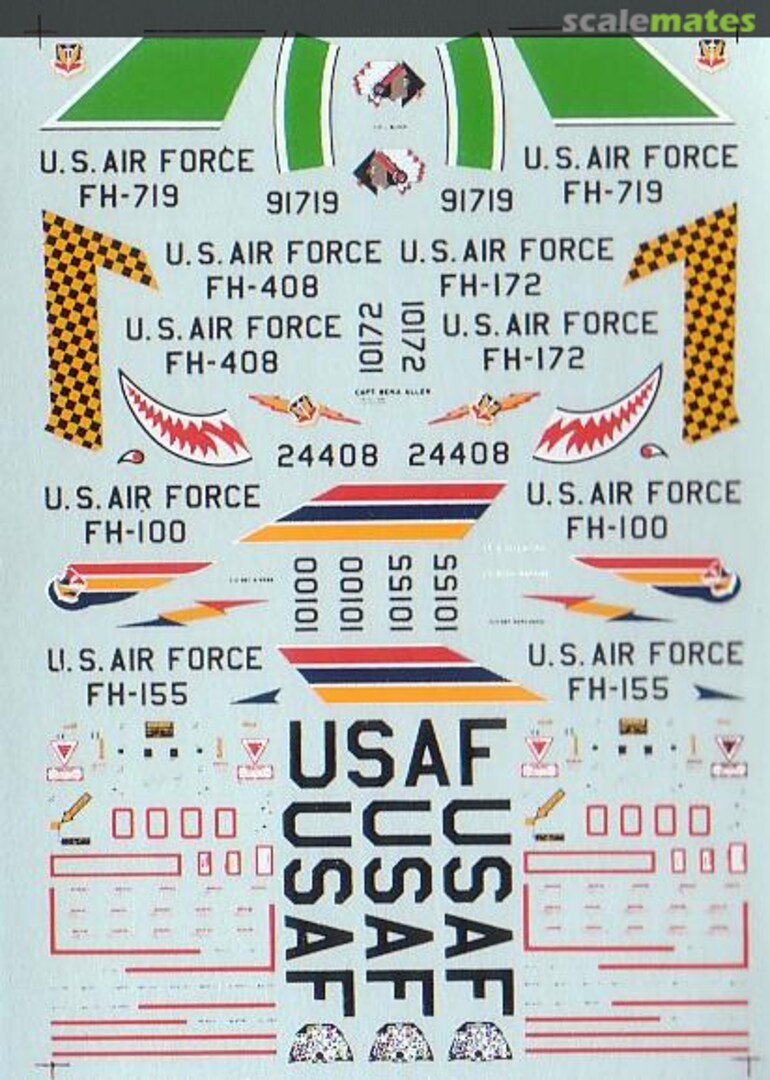 Boxart F-105Ds: 335, 561, 53 TFS & 49th TFW 44-096 Microscale Boxart F-105Ds: 335, 561, 53 TFS & 49th TFW 44-096 Microscale