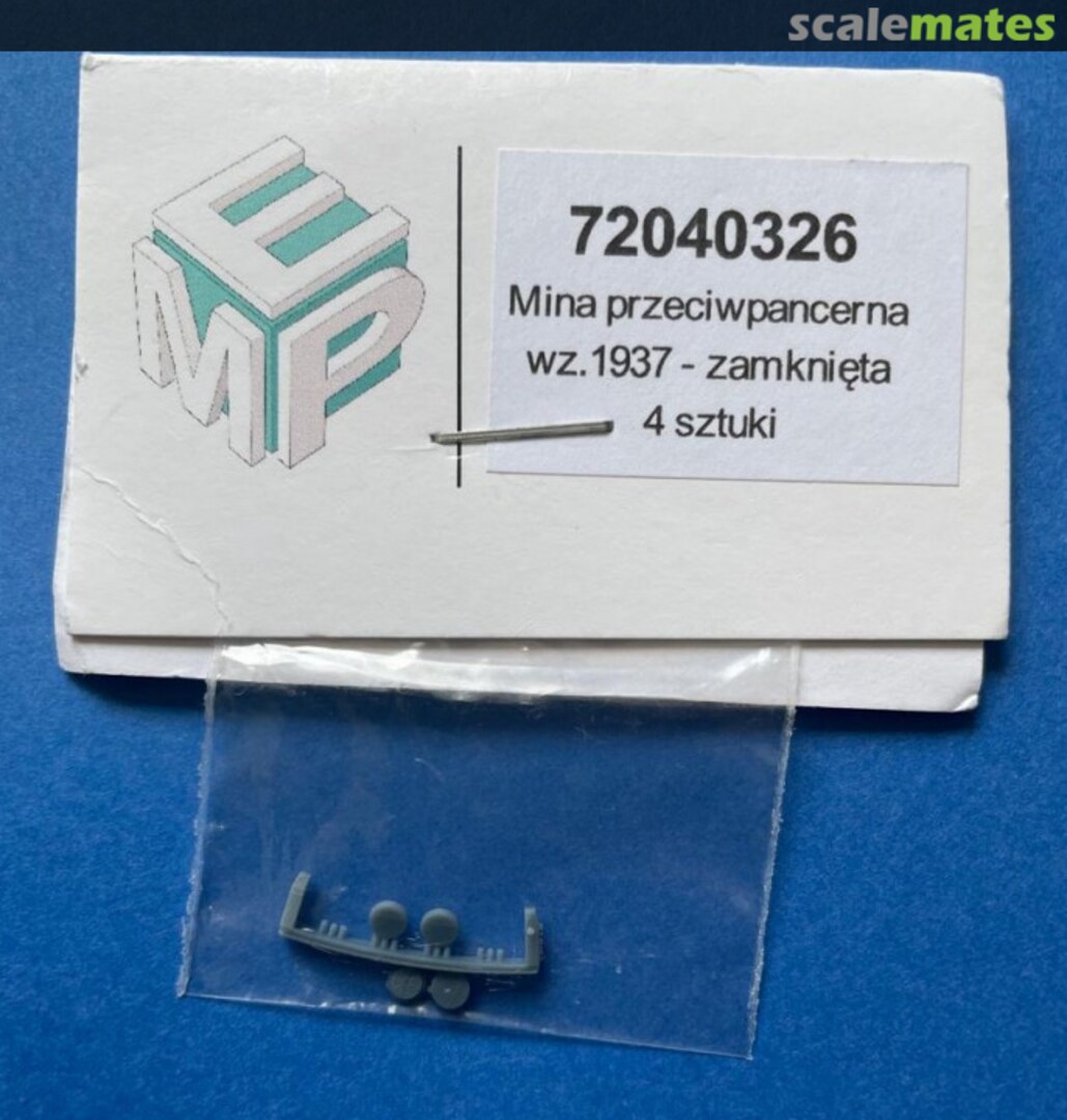Boxart Polish anti-tank mine wz.1937 - closed - 4 pcs 72040326 EMP3d Boxart Polish anti-tank mine wz.1937 - closed - 4 pcs 72040326 EMP3d
