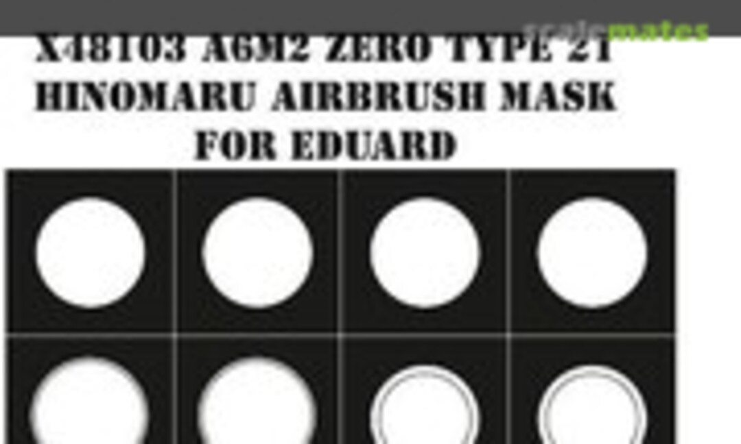 1:48 A6M2 Zero Type21 Hinomaru Airbrush Mask (MH Models X48103) X48103