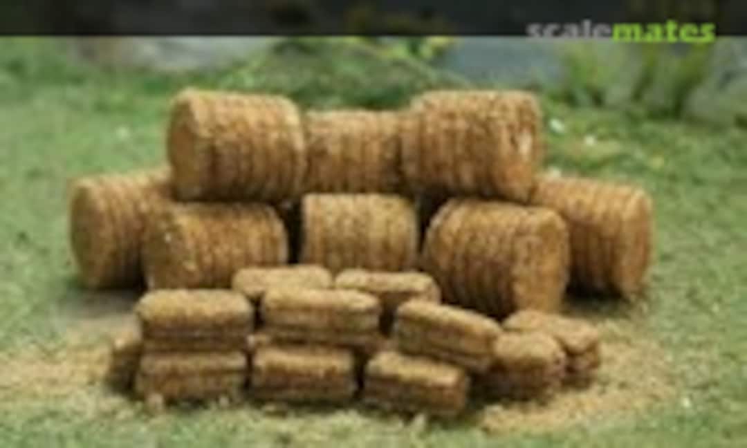 1:76 Straw Bales (10 round / 20 rectangle) (Tasman Model Products TAS074228) TAS074228