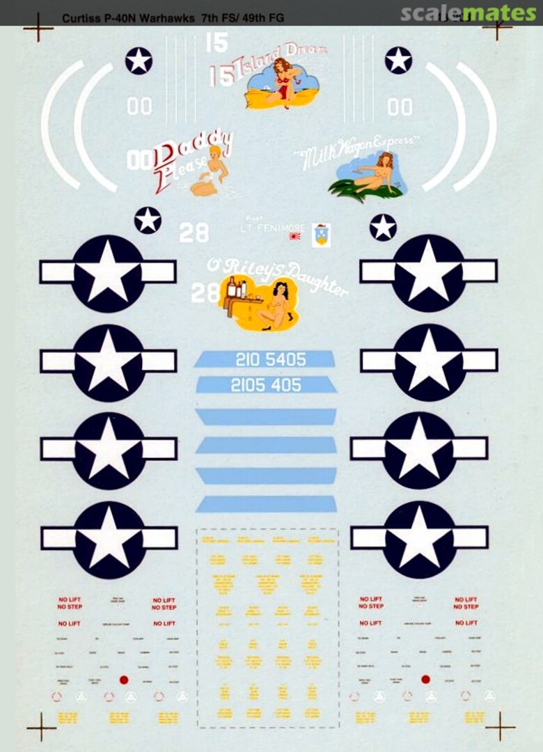 Boxart Curtiss P-40N Warhawks 48-903 Microscale