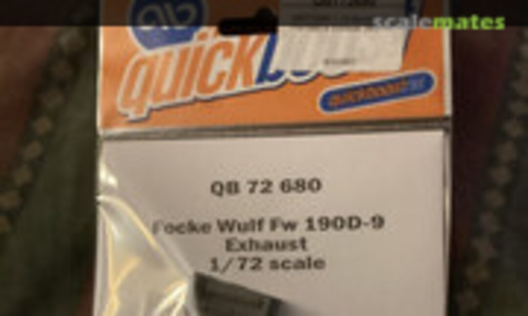 1:72 Focke Wulf Fw 190D-9 Exhaust (Quickboost QBT 72 680) QBT 72 680