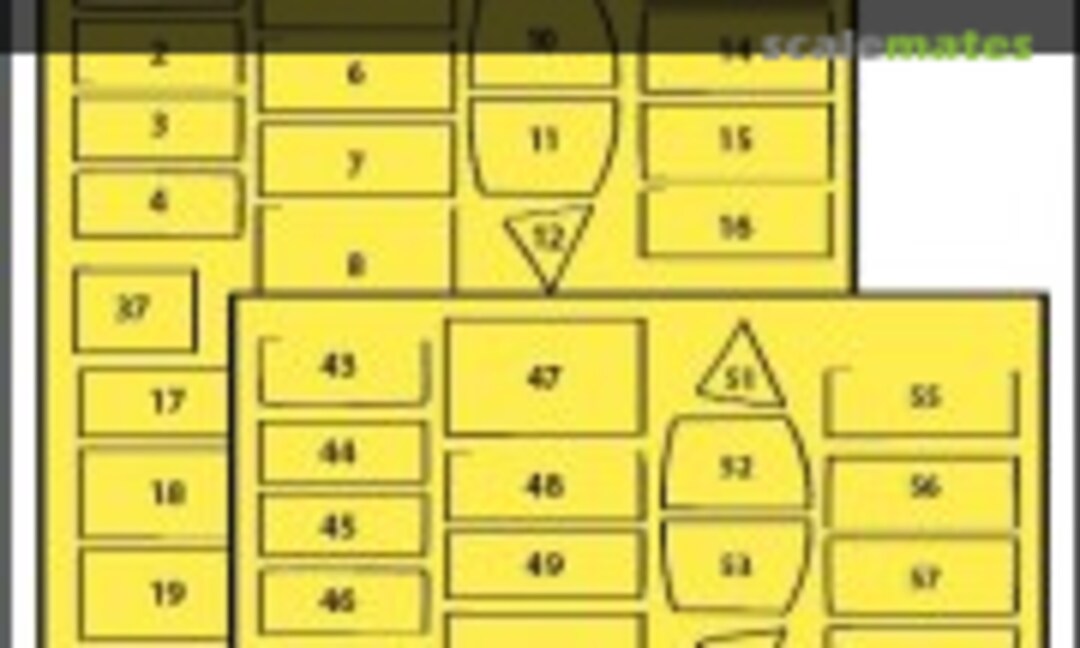 1:35 Nakajima B5N2 Type 97 masks (ASK 200-M35016) 200-M35016