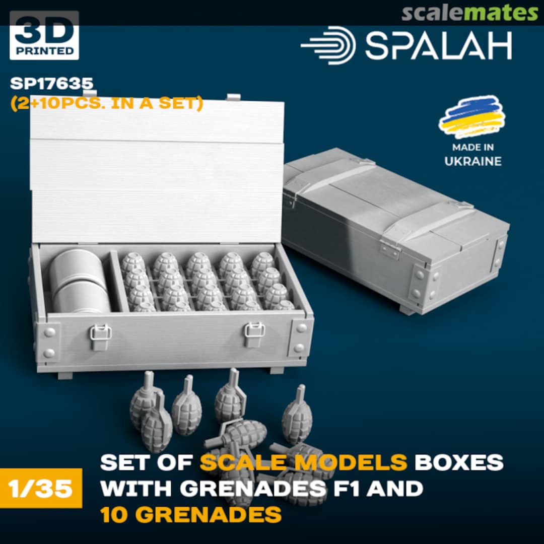 Boxart Boxes with grenades F1 and 10 Grenades SP17635 Spalah Boxart Boxes with grenades F1 and 10 Grenades SP17635 Spalah