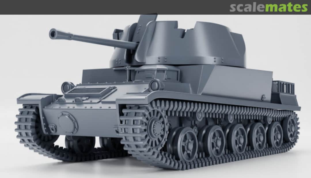 Boxart Self-propelled AA gun Landsverk L-62 Anti II 72011809 EMP3d Boxart Self-propelled AA gun Landsverk L-62 Anti II 72011809 EMP3d