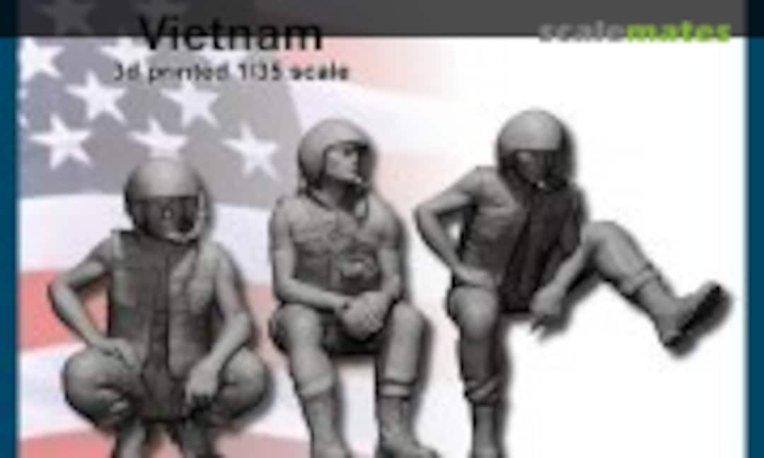 1:35 US Tank Crew - Vietnam War (3 Figures / 3D-Printed) (FC Model Trend 37368) 37368