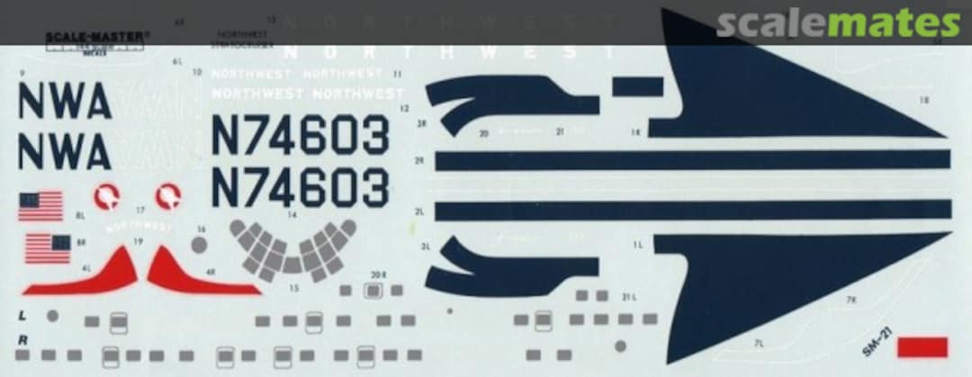 Boxart Boeing 377 Stratocruiser: Northwest Airlines SM-21 Scale-Master Boxart Boeing 377 Stratocruiser: Northwest Airlines SM-21 Scale-Master