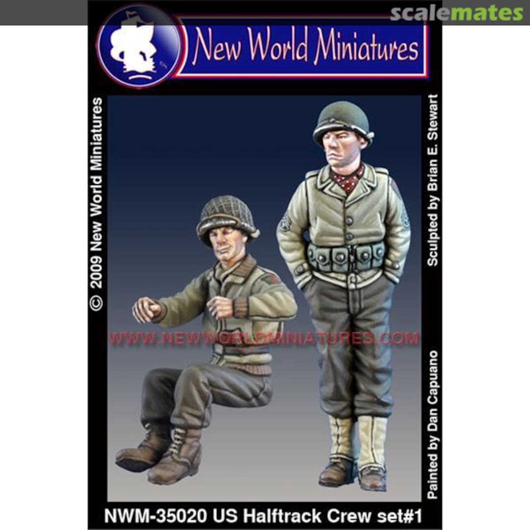 Boxart US Halftrack Crew NWM35020 New World Miniatures Boxart US Halftrack Crew NWM35020 New World Miniatures