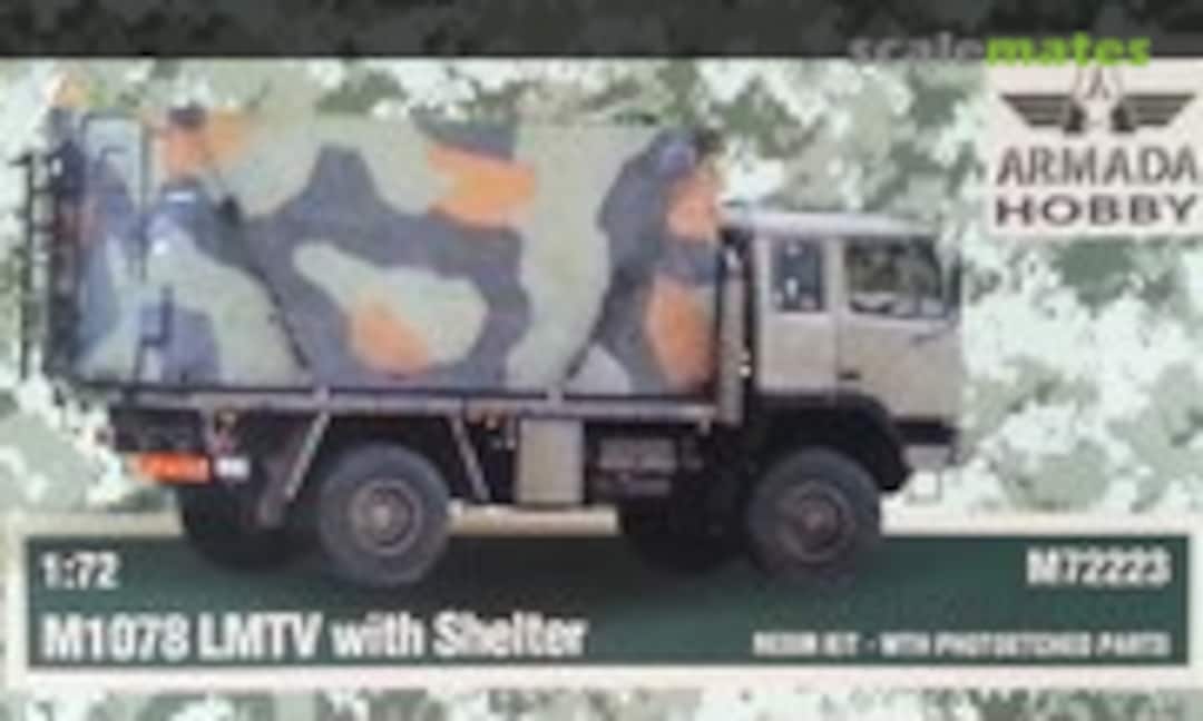 1:72 M1078 2,5ton LMTV US 4x4 truck w/shelter (resin kit &amp; PE set) (Armada Hobby M72223)