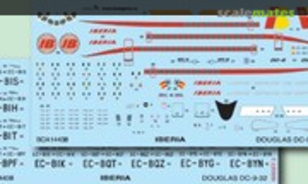 1:144 Douglas DC-9-32 Iberia (BOA Decals BOA14438) BOA14438