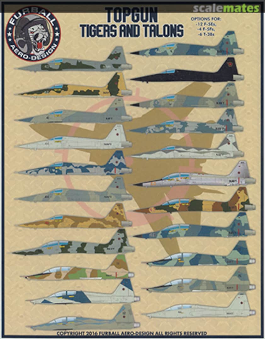 Boxart Top Gun - Tigers & Talons 72-005 Furball Aero-Design Boxart Top Gun - Tigers & Talons 72-005 Furball Aero-Design