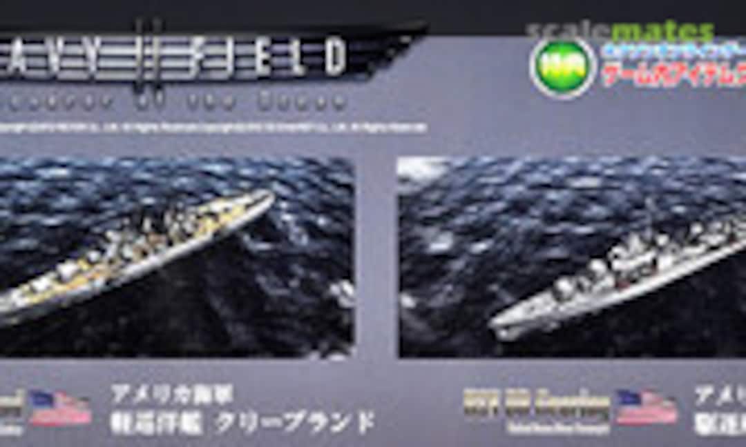 1:700 USN CL Cleveland &amp; USN DD Gearing (Pit-Road NFP04)