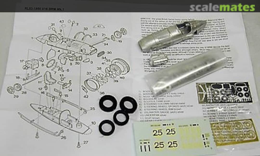 Boxart BRM V16 Mk I RL53 Scale Model Technical Service Boxart BRM V16 Mk I RL53 Scale Model Technical Service
