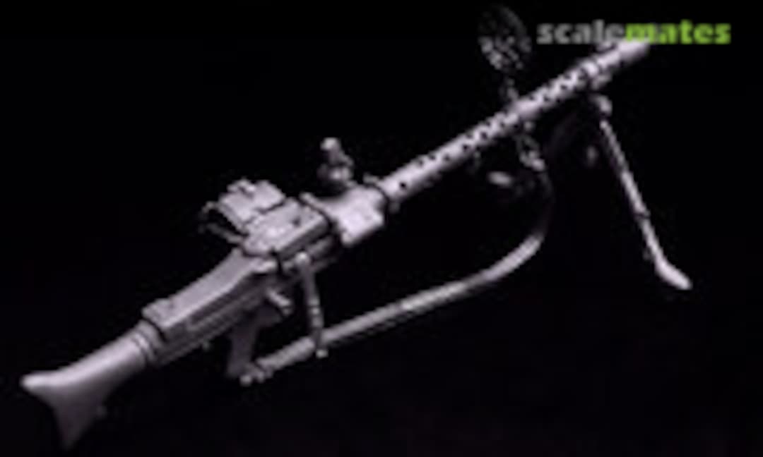 1:35 WWII German Machine Gun MG34 w/Drum Magazine (1120 Production Z-10) Z-10