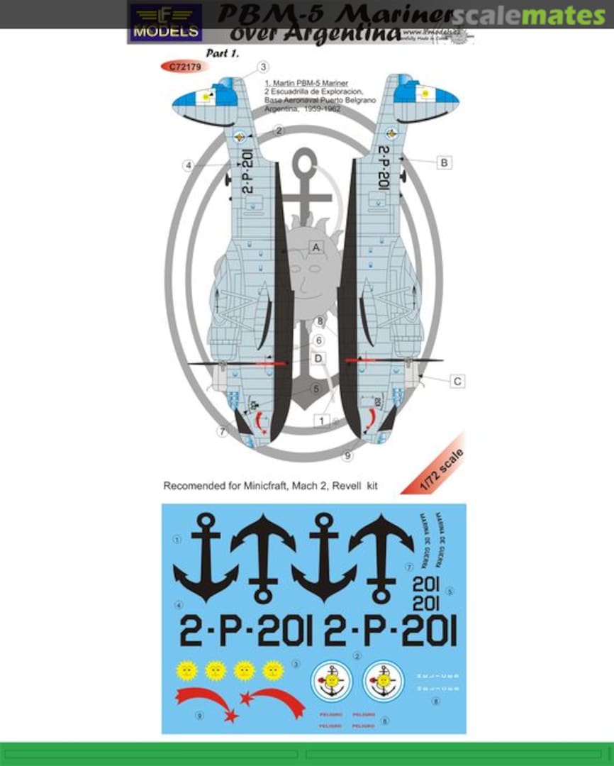 Boxart PBM-5 Mariner over Argentina C72179 LF Models Boxart PBM-5 Mariner over Argentina C72179 LF Models