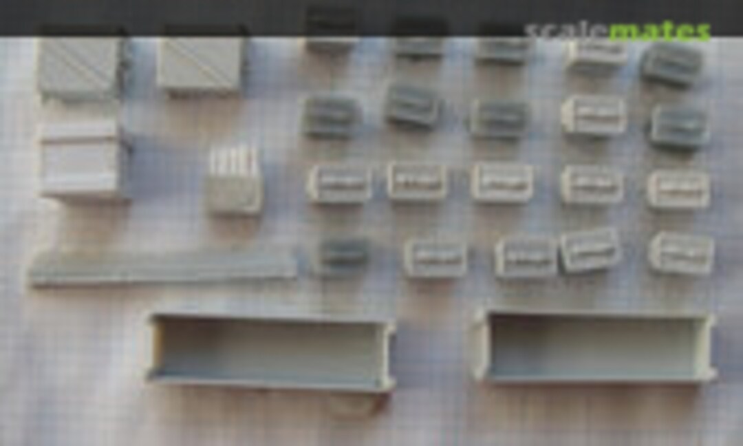 1:35 Ammunition liners for 50 cal machine gun equipped M113A1 APCs 1965 – 1972 (Mouse House Enterprises MA129) MA129