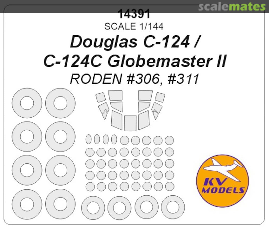 Boxart Douglas C-124 / C-124C Globemaster II 14391 KV Models Boxart Douglas C-124 / C-124C Globemaster II 14391 KV Models