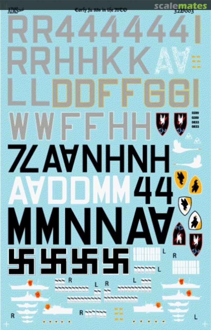 Boxart Early Ju 88s in the MTO 32D003 AIMS Boxart Early Ju 88s in the MTO 32D003 AIMS