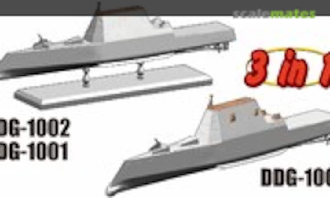 1:700 U.S.S Zumwalt/Michael Monsoor/Lyndon B. Johnson 3 in 1 Kit (Dragon 7148) 7148