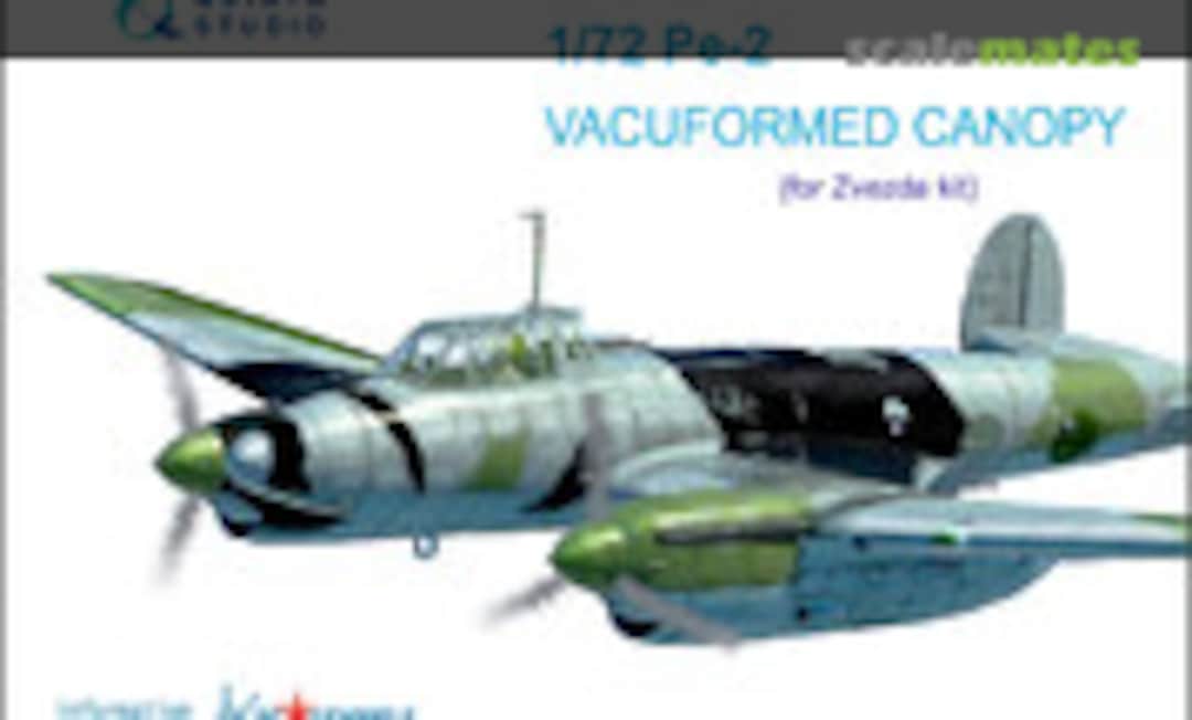 1:72 Pe-2 vacuformed canopy (Quinta Studio QC72001) QC72001