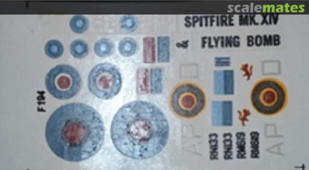 Boxart 720005 Supermarine Spitfire RAF decal for aircraft model scale BSM720005 BSmodelle Boxart 720005 Supermarine Spitfire RAF decal for aircraft model scale BSM720005 BSmodelle