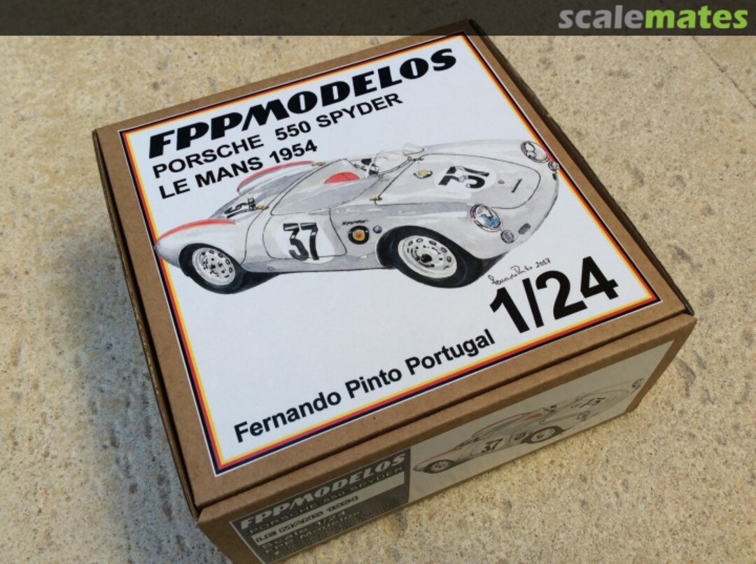 Boxart Porsche 550 Spyder  FPP Modelos