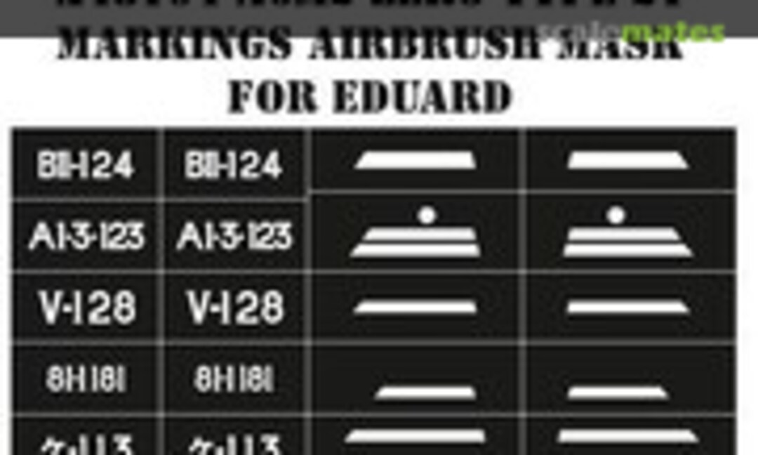 1:48 A6M2 Zero Type21 Markings Airbrush Mask (MH Models X48104) X48104