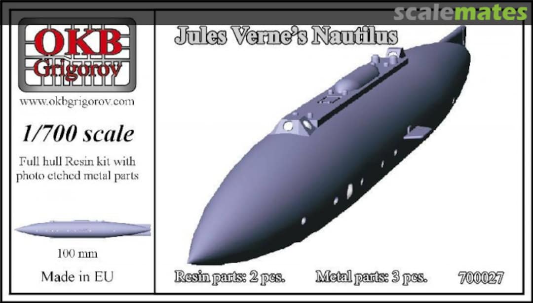Boxart Jules Verne’s Nautilus 700027 OKB Grigorov Boxart Jules Verne’s Nautilus 700027 OKB Grigorov