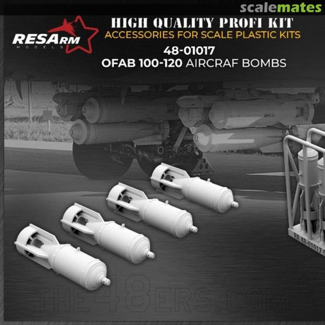 Boxart OFAB 100-120 aircraft bombs (+decal) 48-01017 RESArm