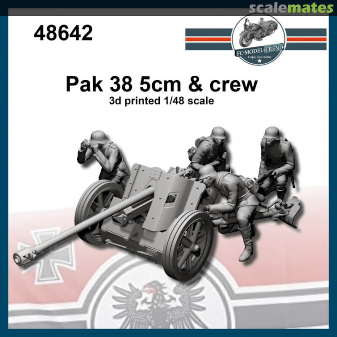 Boxart 5cm Pak 38 & Crew (3D-Printed) 48642 FC Model Trend Boxart 5cm Pak 38 & Crew (3D-Printed) 48642 FC Model Trend