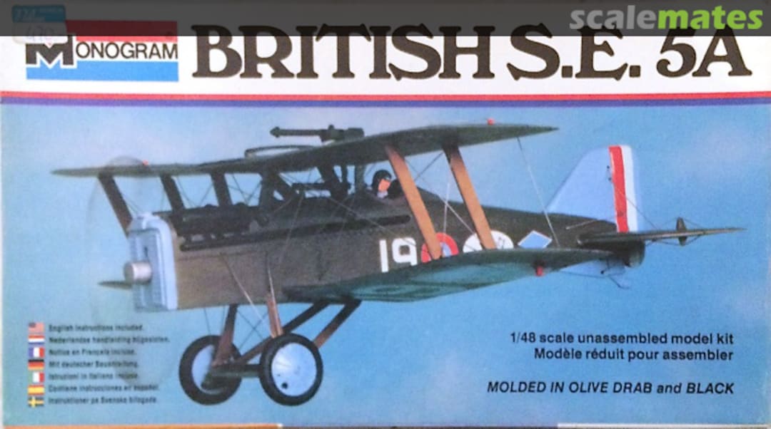 Boxart British S.E. 5A 5205 Monogram Boxart British S.E. 5A 5205 Monogram