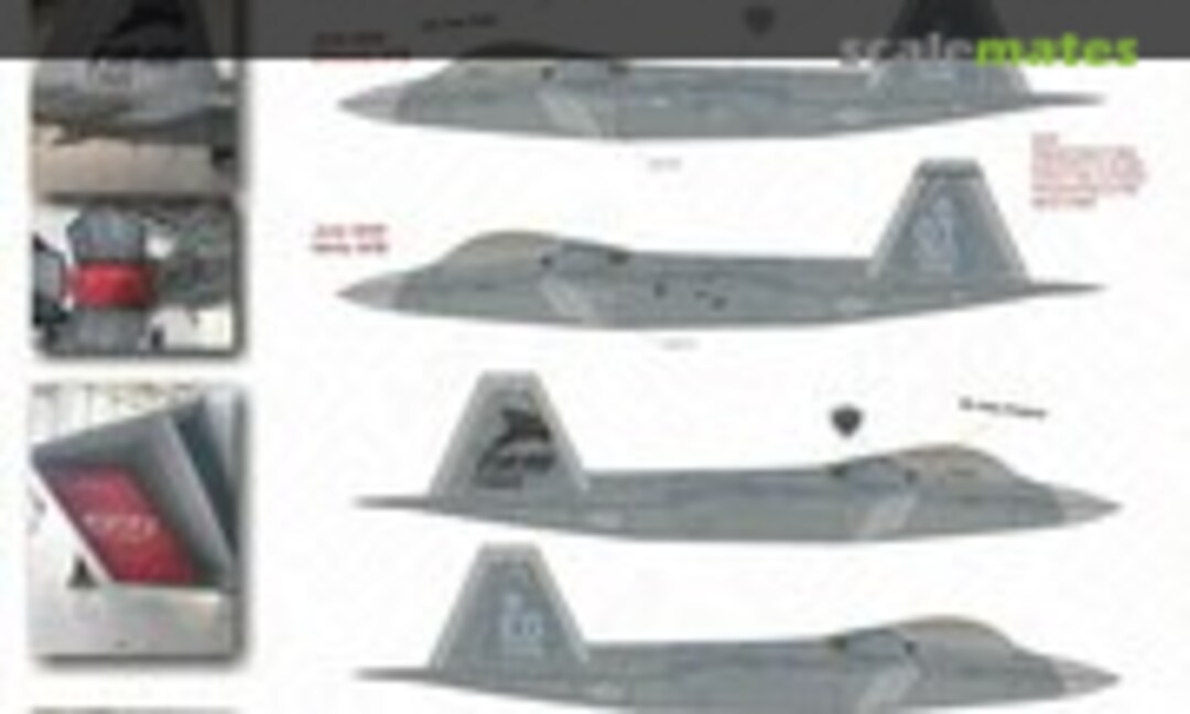1:48 F-22A Press To Test Raptors (TwoBobs Aviation Graphics 48-122) 48-122