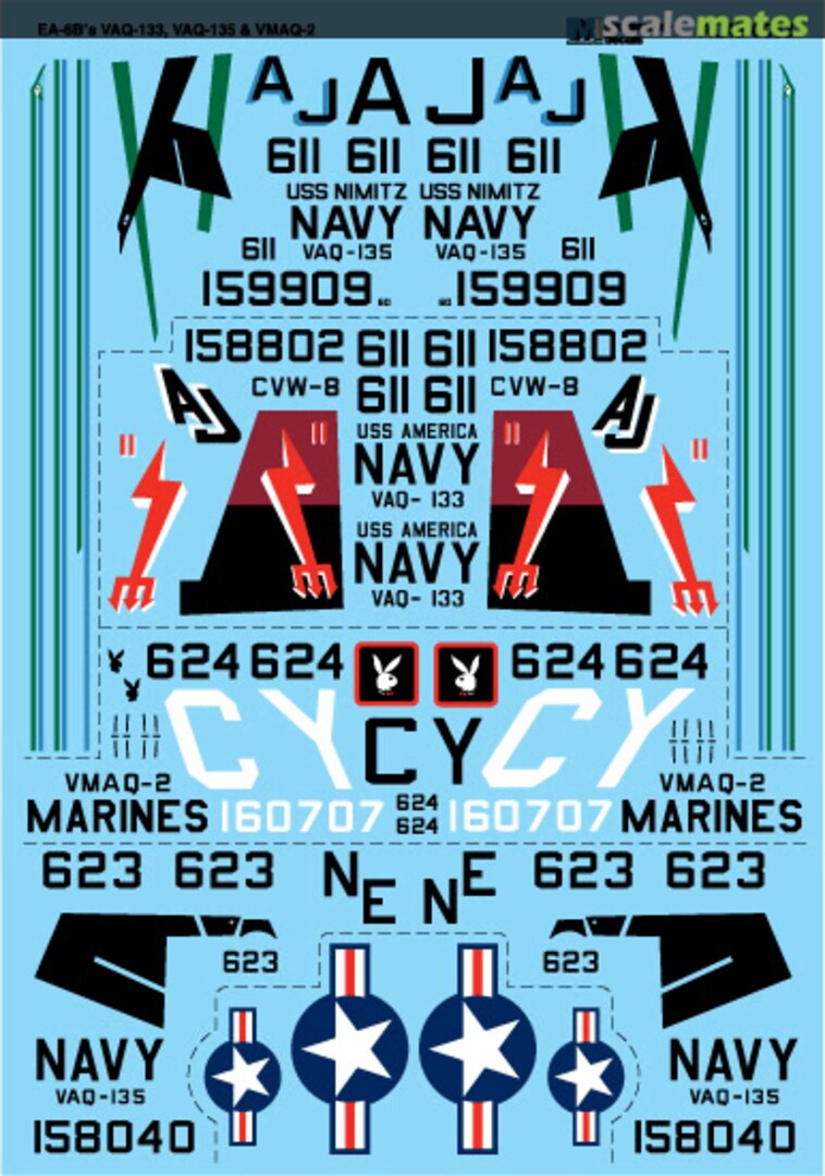 Boxart EA-6Bs AC48-0033 Microscale Boxart EA-6Bs AC48-0033 Microscale