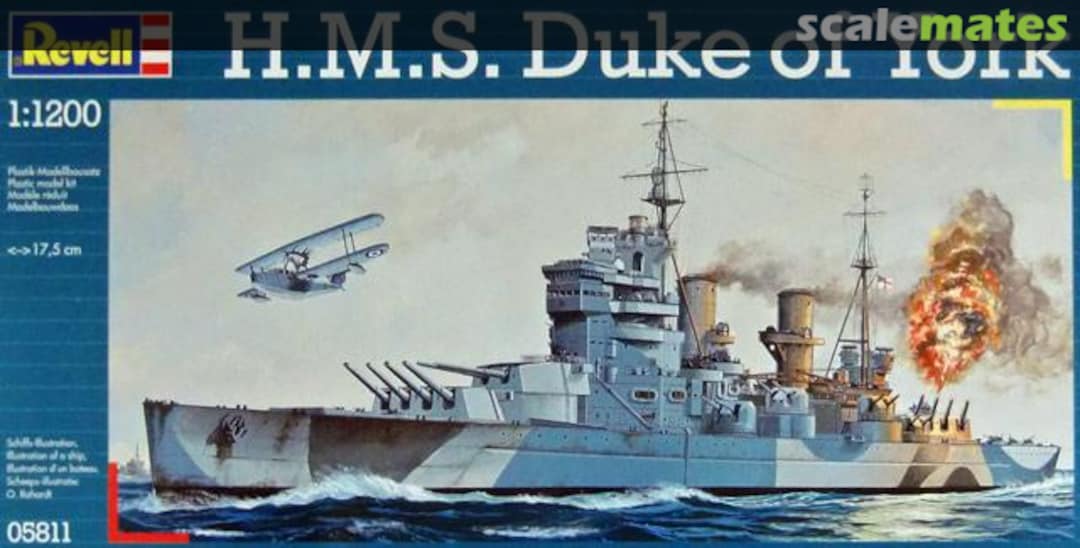Boxart H.M.S. Duke of York 05811 Revell Boxart H.M.S. Duke of York 05811 Revell