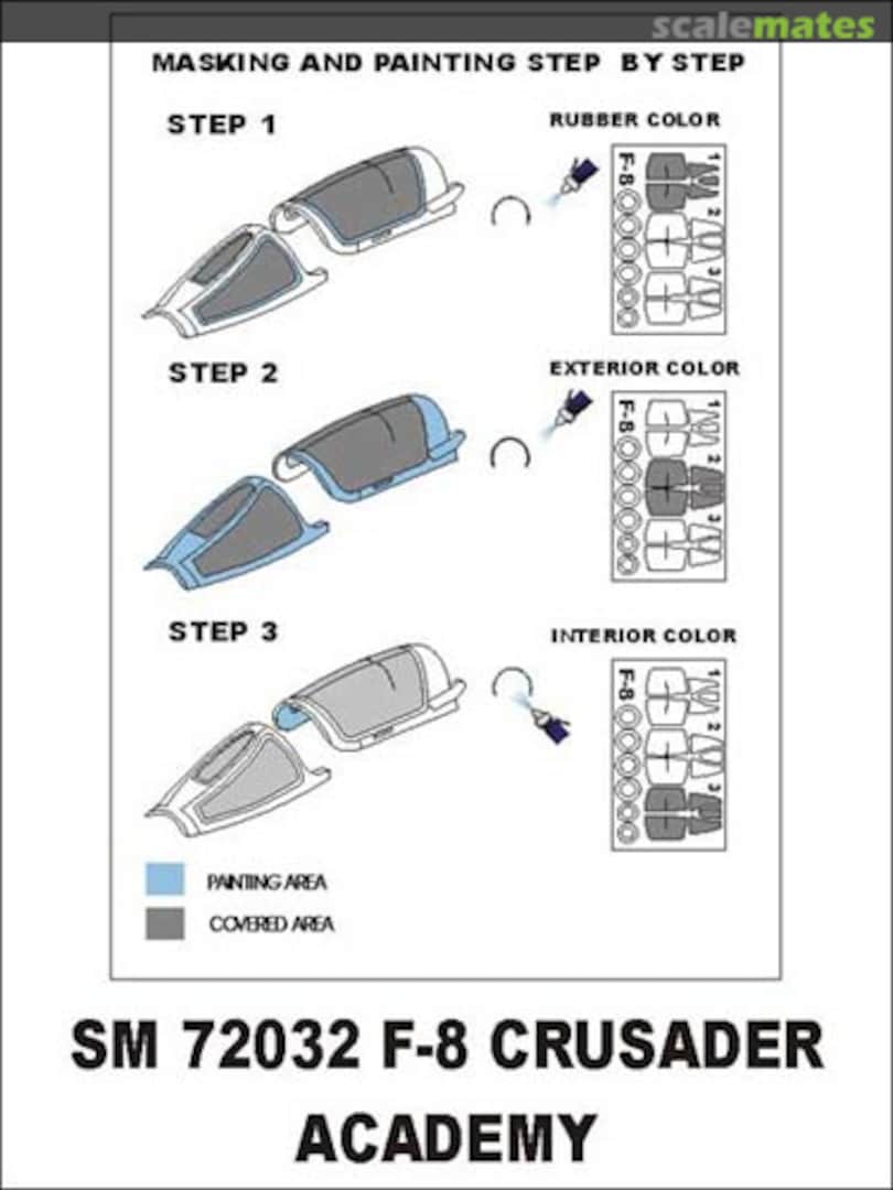 Boxart Vought F-8 Crusader SM72032 Montex Boxart Vought F-8 Crusader SM72032 Montex