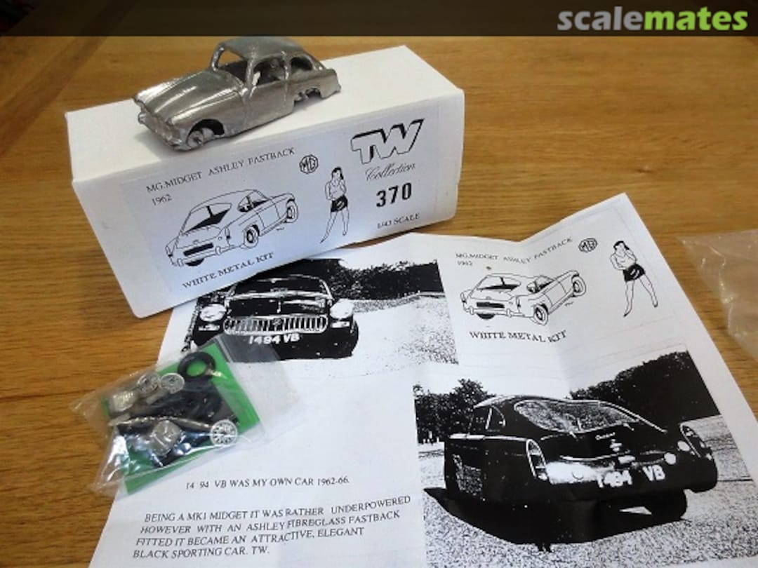 Boxart MG Midget Fastback Ashley 370 TW Collection Boxart MG Midget Fastback Ashley 370 TW Collection