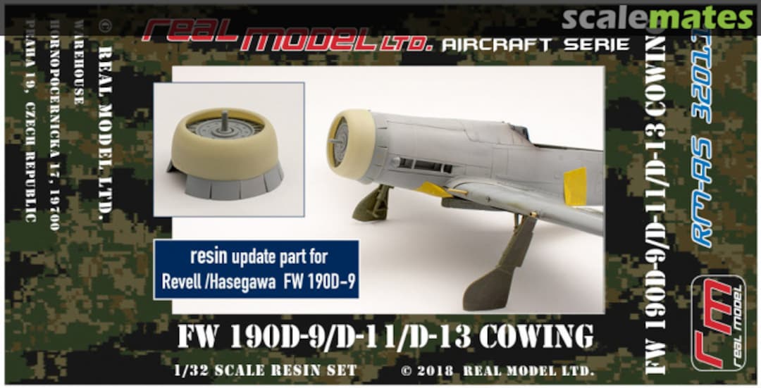 Boxart FW 190D-9/D-11/D-13 Cowling RM-AS 32011 Real Model Boxart FW 190D-9/D-11/D-13 Cowling RM-AS 32011 Real Model