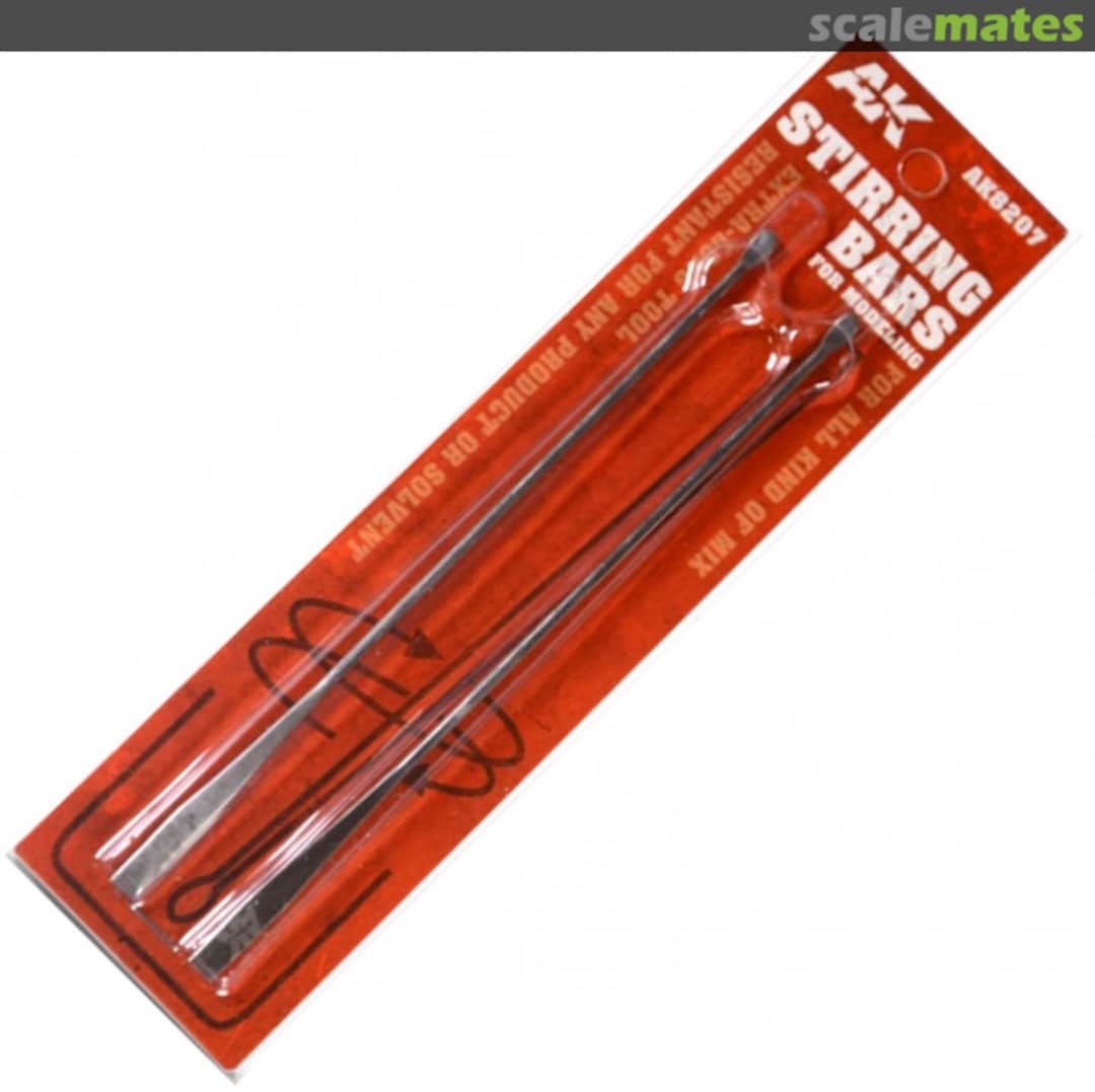 Boxart Modelling Stirring Bars AK 8207 AK Interactive