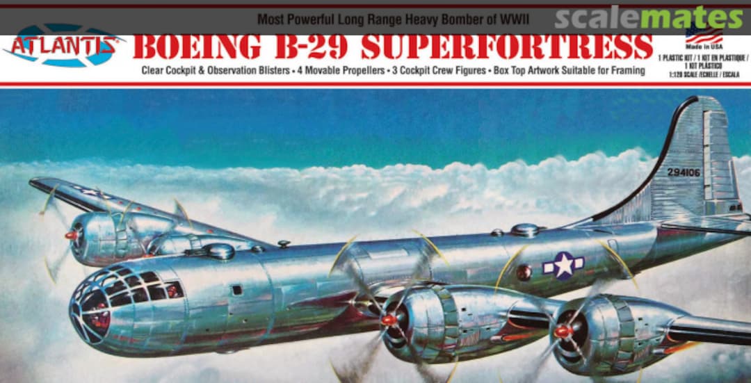 Boxart Boeing B-29 Superfortress H208 Atlantis Boxart Boeing B-29 Superfortress H208 Atlantis