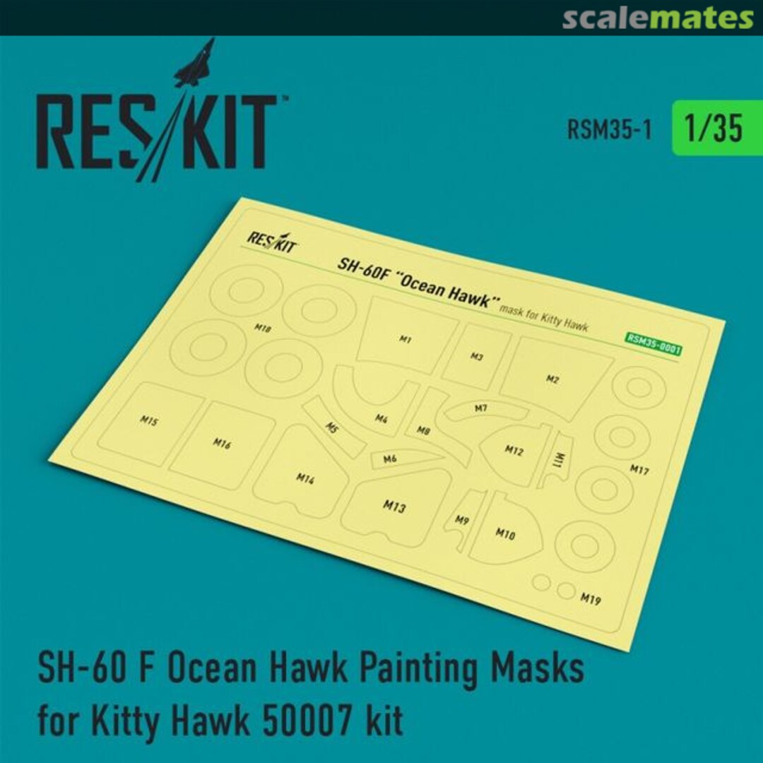 Boxart SH-60F Ocean Hawk painting masks RSM35-0001 ResKit Boxart SH-60F Ocean Hawk painting masks RSM35-0001 ResKit