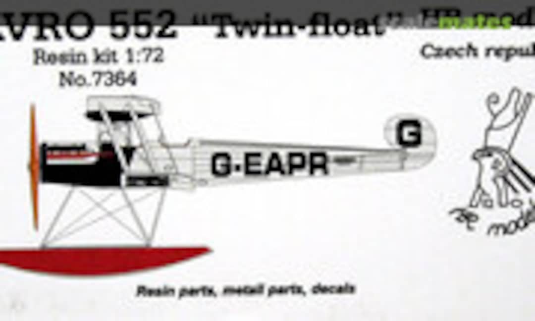 1:72 Avro 552 "Twin-Float" (HR Model 7364) 7364
