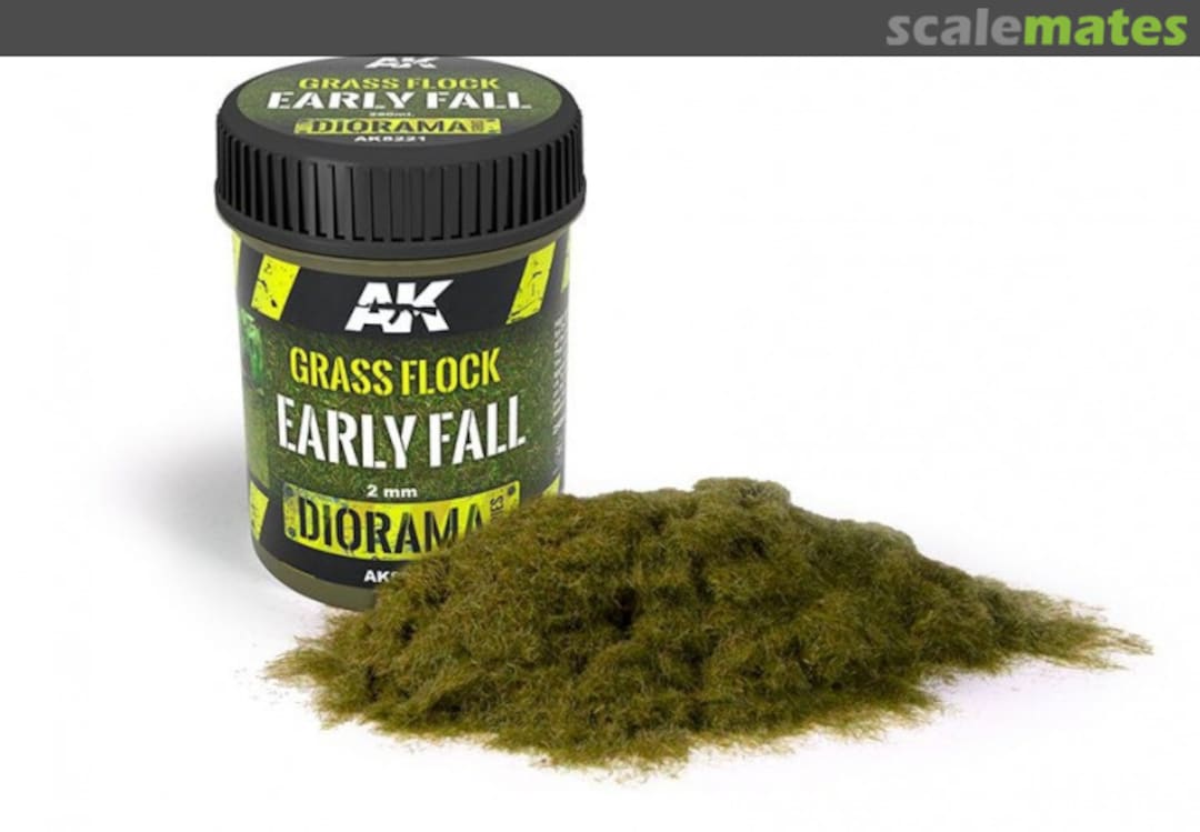 Boxart Grass Flock 2mm Early Fall AK8221 AK Interactive Boxart Grass Flock 2mm Early Fall AK8221 AK Interactive
