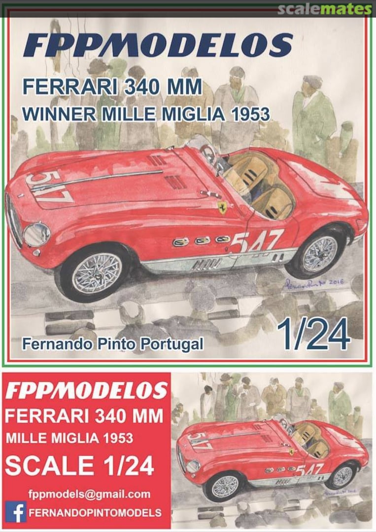 Boxart Ferrari 340 MM FPP Modelos Boxart Ferrari 340 MM FPP Modelos