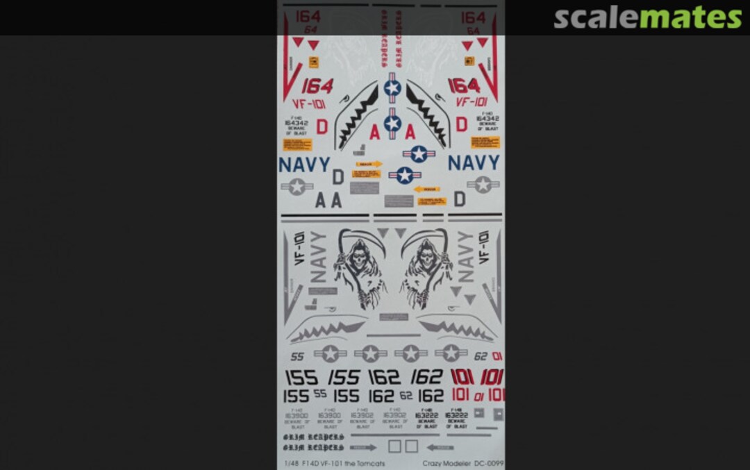Boxart Grumman F-14D DC0099 Crazy Modeler Boxart Grumman F-14D DC0099 Crazy Modeler