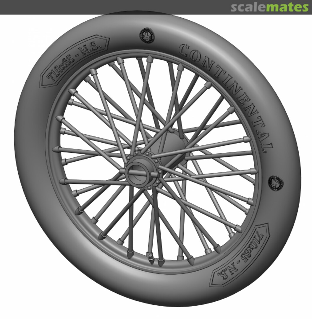 Boxart German 710x85 spoked wheels - 1 pair 200-A72021 ASK Boxart German 710x85 spoked wheels - 1 pair 200-A72021 ASK