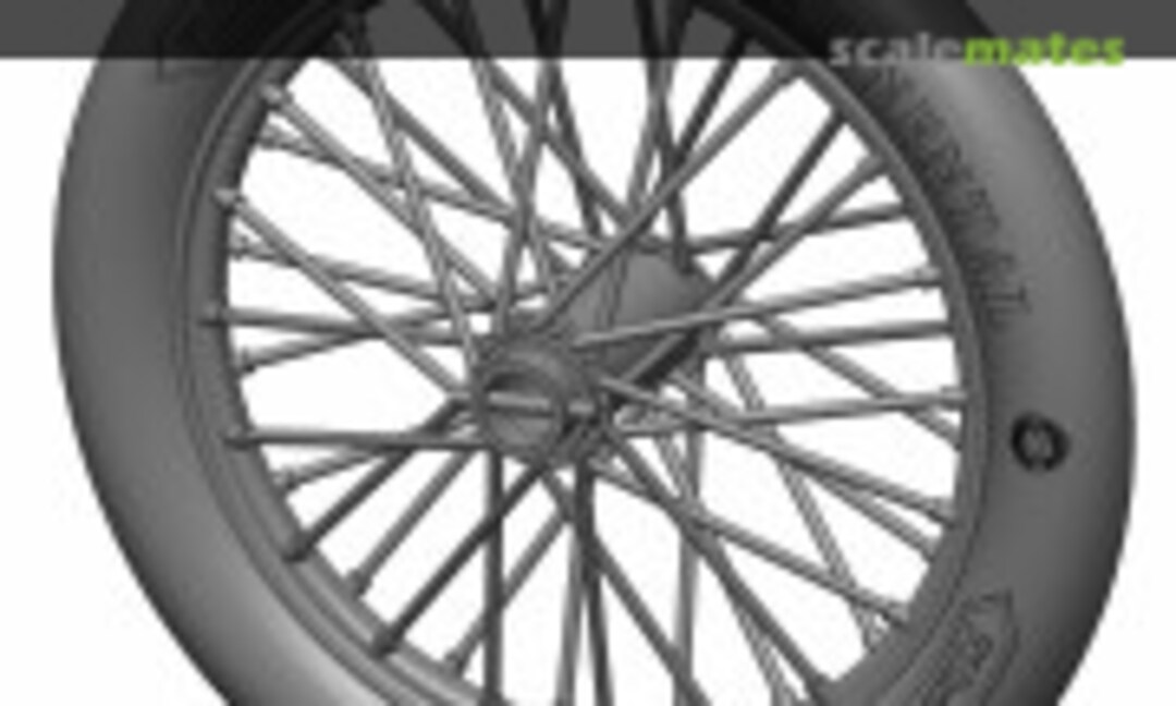 1:72 German 710x85 spoked wheels - 1 pair (ASK 200-A72021) 200-A72021