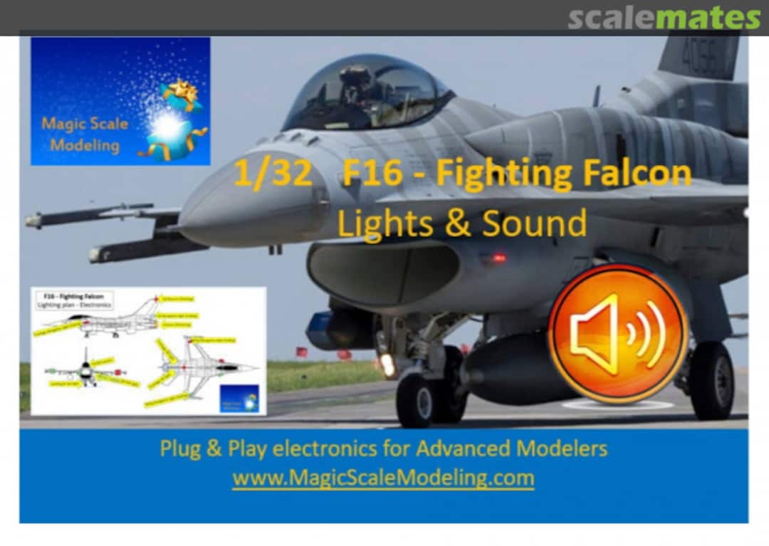 Boxart F16 Fighting Falcon - Lights and Sound MSM-062 Magic Scale Modeling Boxart F16 Fighting Falcon - Lights and Sound MSM-062 Magic Scale Modeling