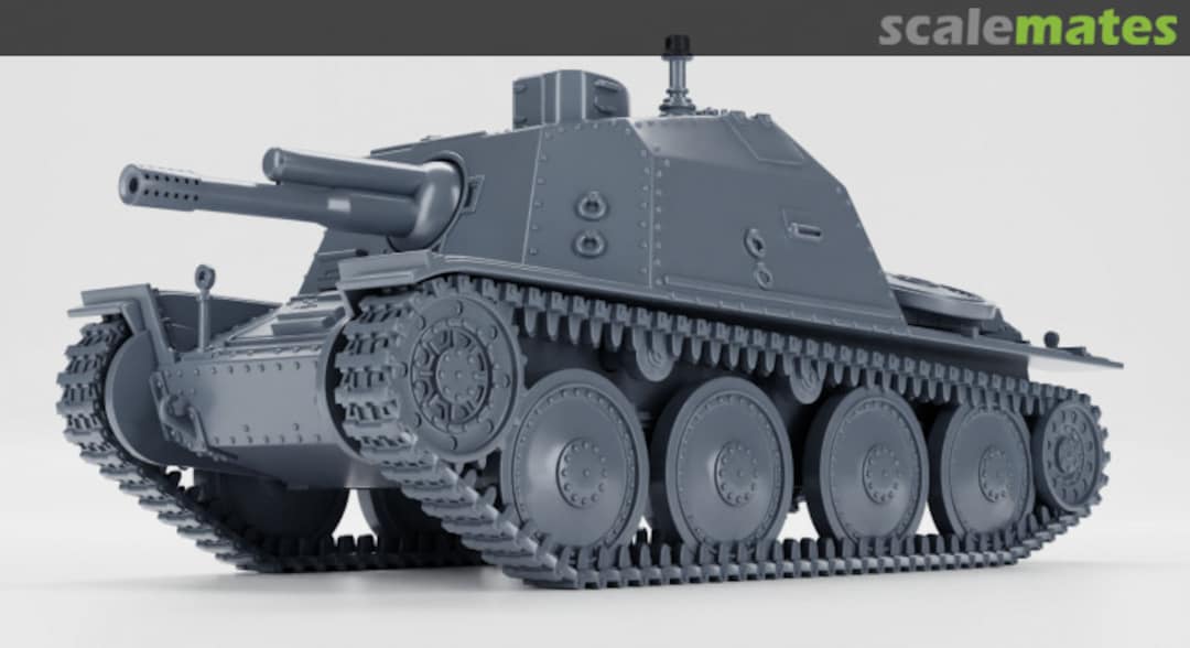 Boxart Self-propelled gun Stormartillerivagn m/43 72011818 EMP3d Boxart Self-propelled gun Stormartillerivagn m/43 72011818 EMP3d