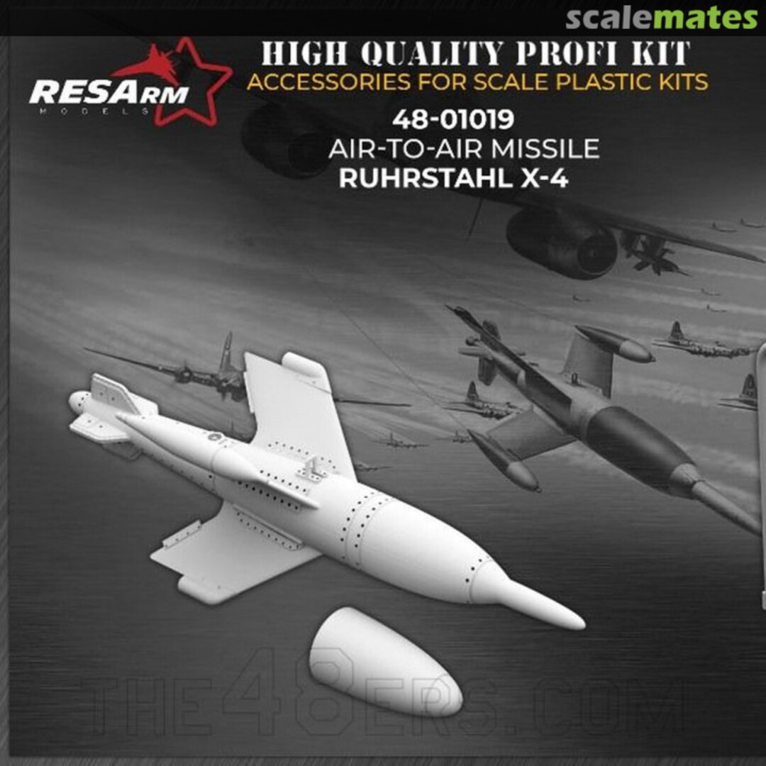 Boxart Ruhrstahl X-4 missile 48-01019 RESArm Boxart Ruhrstahl X-4 missile 48-01019 RESArm